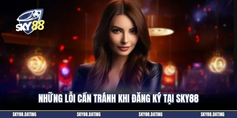 Những lỗi cần tránh khi đăng ký tại SKY88
